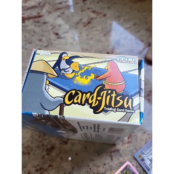 Disney Club Penguin Card Jitsu Lot Dojo Collectors Box Trading Card Game Topps - Picture 9 of 15